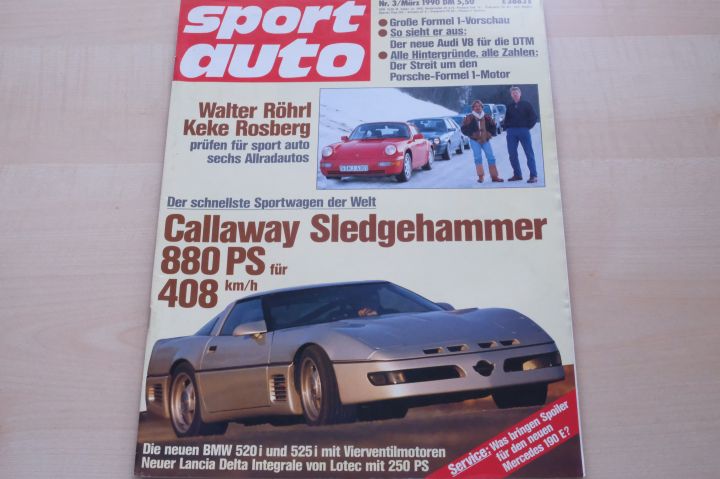 Deckblatt Sport Auto (03/1990)